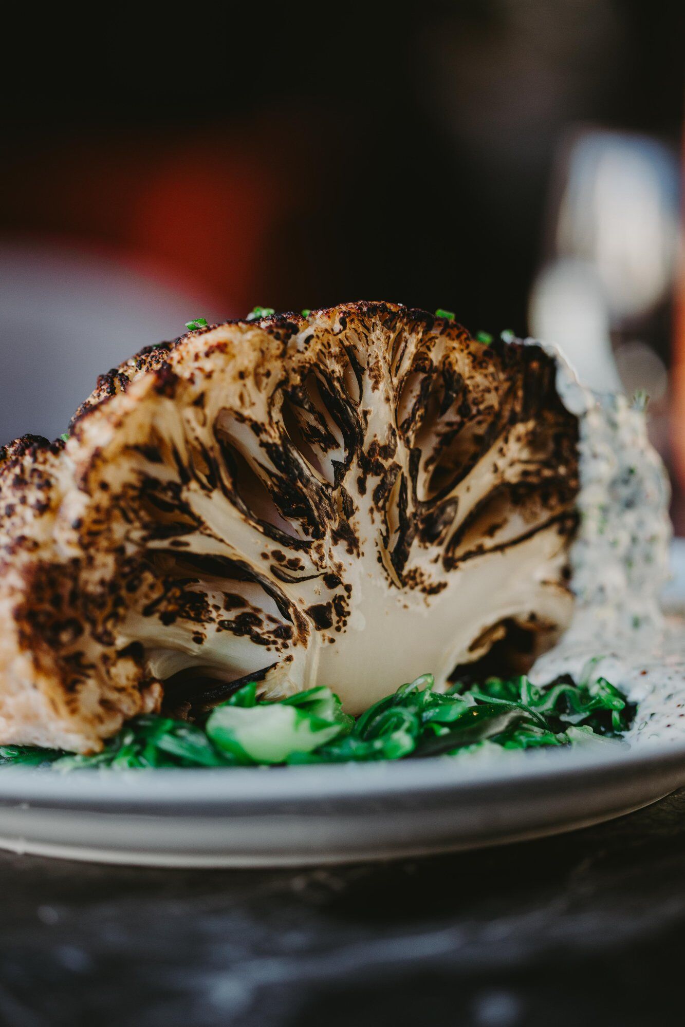 Chou-fleur r&ocirc;ti plat de saison L'Osmose